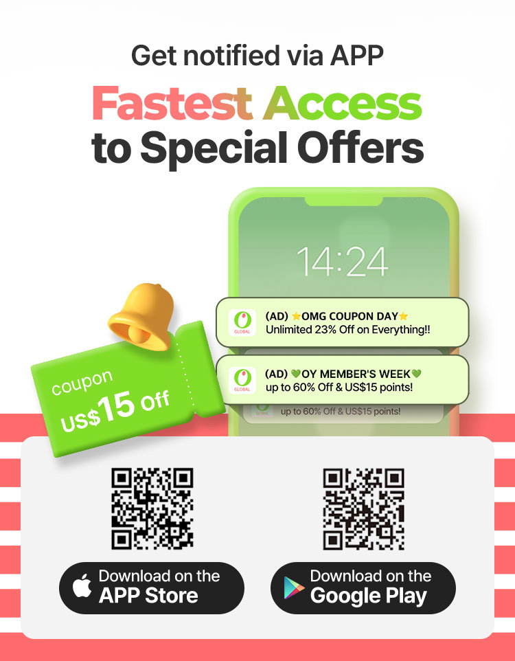 Get notified via APP Fastest Access to Special Offers