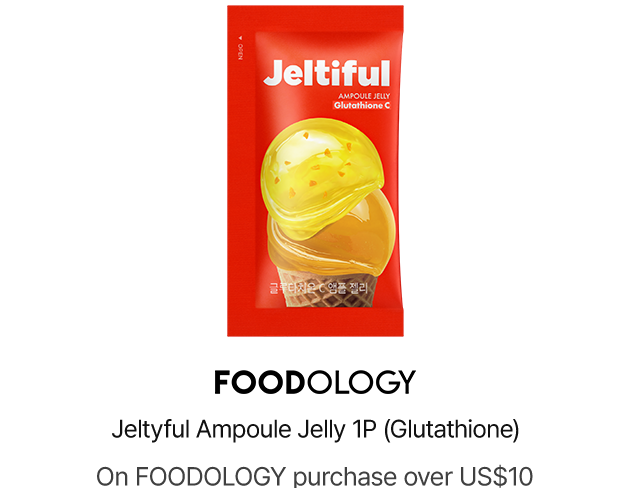 FOODOLOGY Jeltyful Ampoule Jelly 1P (Glutathione) / On FOODOLOGY purchase over US$10