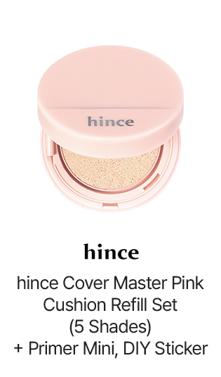 hince Cover Master Pink Cushion Refill Set (5 Shades)