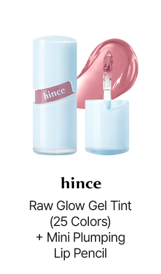 hince Raw Glow Gel Tint (Set/Single) (25 Colors)