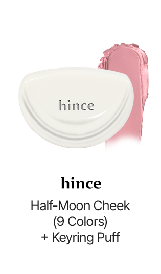 hince Half-Moon Cheek (Set/Single) (9 Colors)