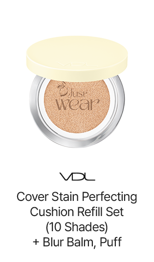 VDL Cover Stain Perfecting Cushion Refill Set (10 Shades)