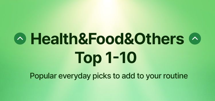 Health&Food&Others Top 1-10 Popular everyday picks to add to your routine