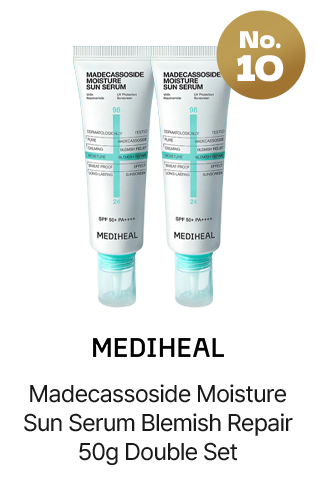 No.10 MEDIHEAL Madecassoside Moisture Sun Serum Blemish Repair 50g Double Set
