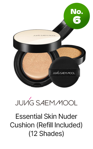 No.6 JUNG SAEM MOOL Essential Skin Nuder Cushion (Refill Included) (12 Shades)
