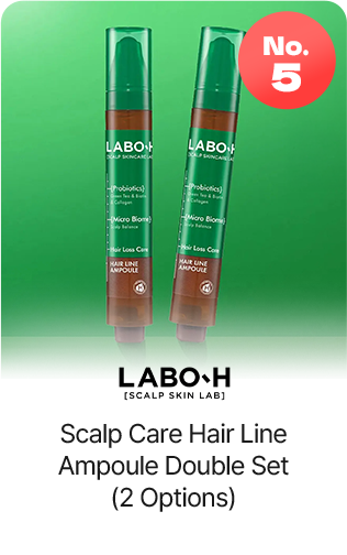 No.5 LABO・H Scalp Care Hair Line Ampoule Double Set (2 Options)