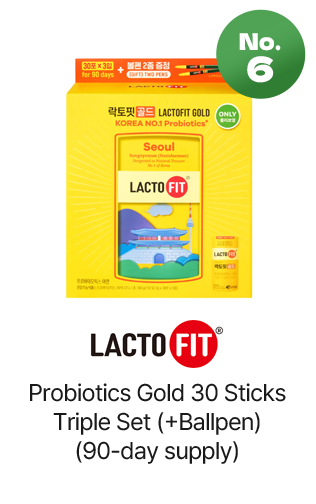 No.6 LACTOFIT Probiotics Gold 30 Sticks Triple Set (+Ballpen) (90-day supply)