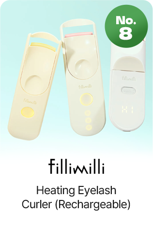 No.8 fillimilli Heating Eyelash Curler (Rechargeable)