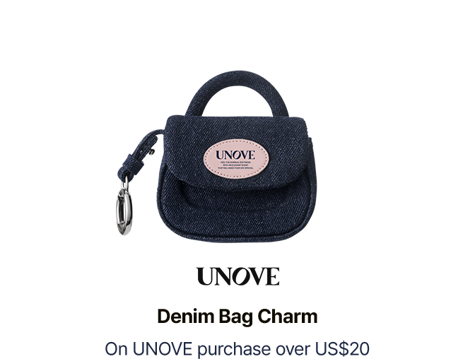 UNOVE Denim Bag Charm - On UNOVE purchase over US$20