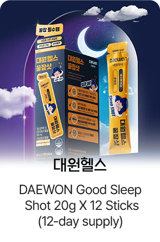대원헬스 DAEWON Good Sleep Shot 20g X 12 Sticks (12-day supply)