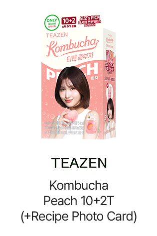 TEAZEN Kombucha Peach 10+2T (+Recipe Photo Card)