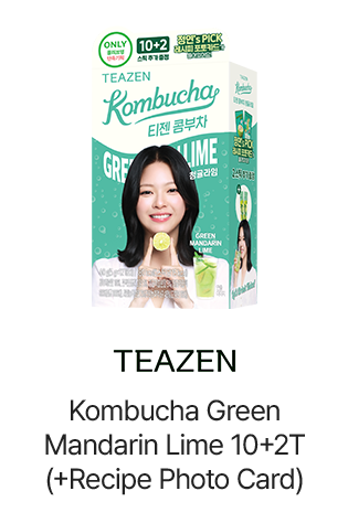 TEAZEN Kombucha Green Mandarin Lime 10+2T (+Recipe Photo Card)