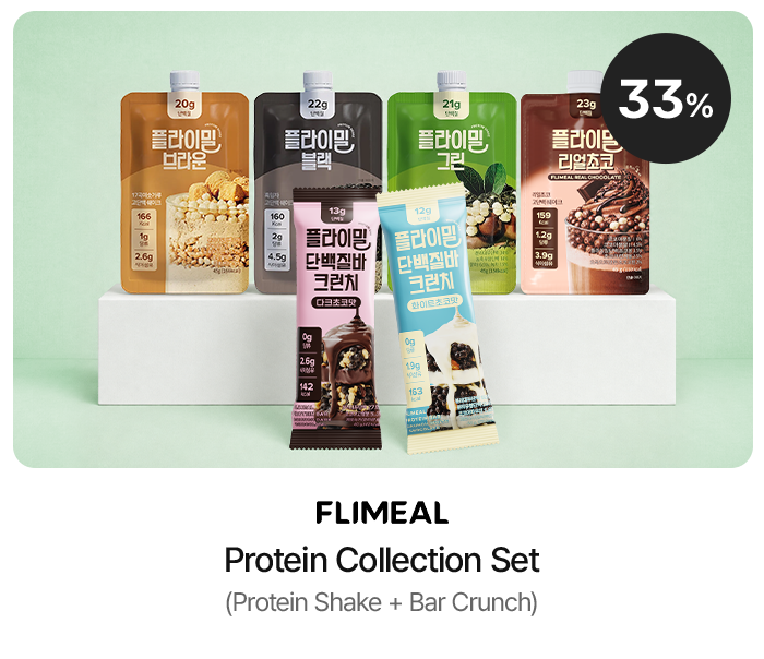 FLIMEAL Protein Collection Set (Protein Shake + Bar Crunch) 33%