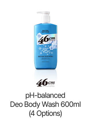 46cm pH-balanced Deo Body Wash 600ml (4 Options)