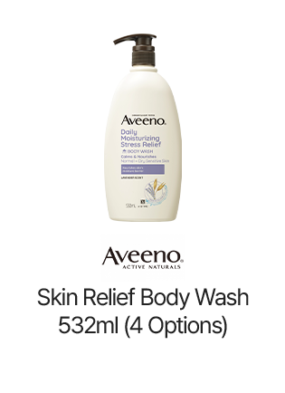 Aveeno Skin Relief Body Wash 532ml (4 Options)