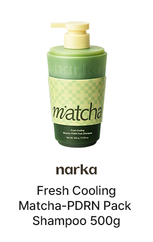 narka Fresh Cooling Matcha-PDRN Pack Shampoo 500g