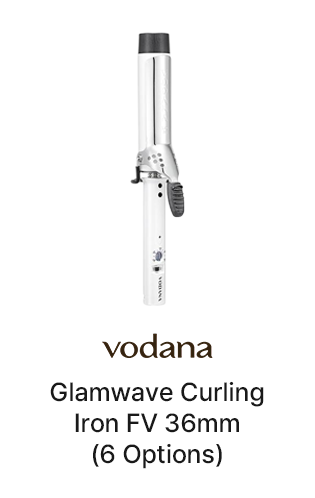 vodana Glamwave Curling Iron FV 36mm (6 Options)