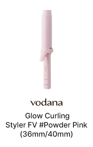 vodana Glow Curling Styler FV #Powder Pink (36mm/40mm)