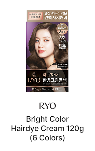 RYO Bright Color Hairdye Cream 120g (6 Colors)