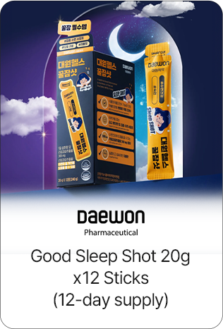 Daewon Pharmaceutical Good Sleep Shot 20g x12 Sticks (12-day supply)
