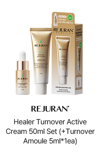 REJURAN Healer Turnover Active Cream 50ml Set (+Turnover Amoule 5ml*1ea)