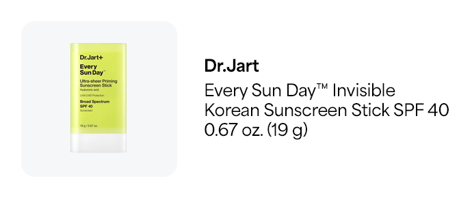 Dr.Jart Every Sun Day™ Invisible Korean Sunscreen Stick SPF 40 0.67 oz. (19 g)