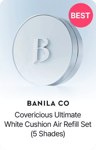 BANILA CO Covericious Ultimate White Cushion Air Refill Set (5 Shades)