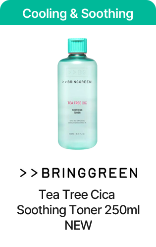 Cooling & Soothing BRINGGREEN Tea Tree Cica Soothing Toner 250ml NEW