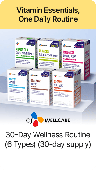 Vitamin Essentials, One Daily Routine CJ WELLCARE 30-Day Wellness Routine (6 Types) (30-day supply)