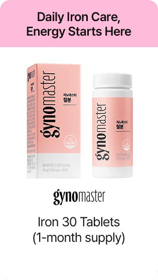 Daily Iron Care, Energy Starts Here Gyno Master Iron 30 Tablets (1-month supply)