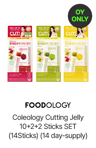 FOODOLOGY Coleology Cutting Jelly 10+2+2 Sticks SET (14Sticks) (14 day-supply)