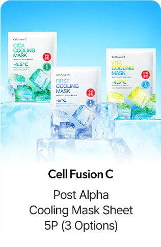Cell Fusion C Post Alpha Cooling Mask Sheet 5P (3 Options)