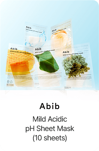 Abib Mild Acidic pH Sheet Mask (10 sheets)
