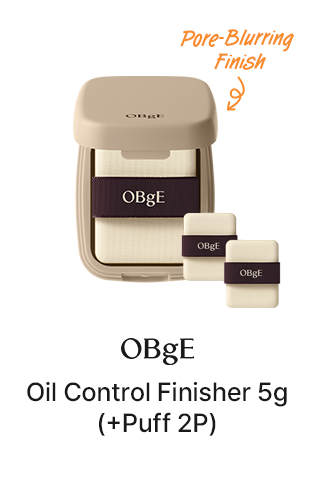 Pore-Blurring Finish - OBgE Oil Control Finisher 5g (+Puff 2P)