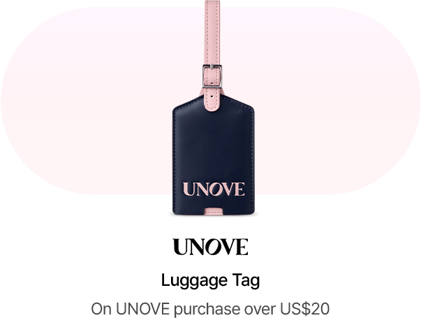UNOVE Luggage Tag On UNOVE purchase over US$20