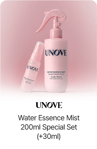 UNOVE Water Essence Mist 200ml Special Set (+30ml)
