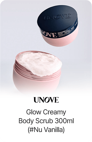 UNOVE Glow Creamy Body Scrub 300ml (#Nu Vanilla)