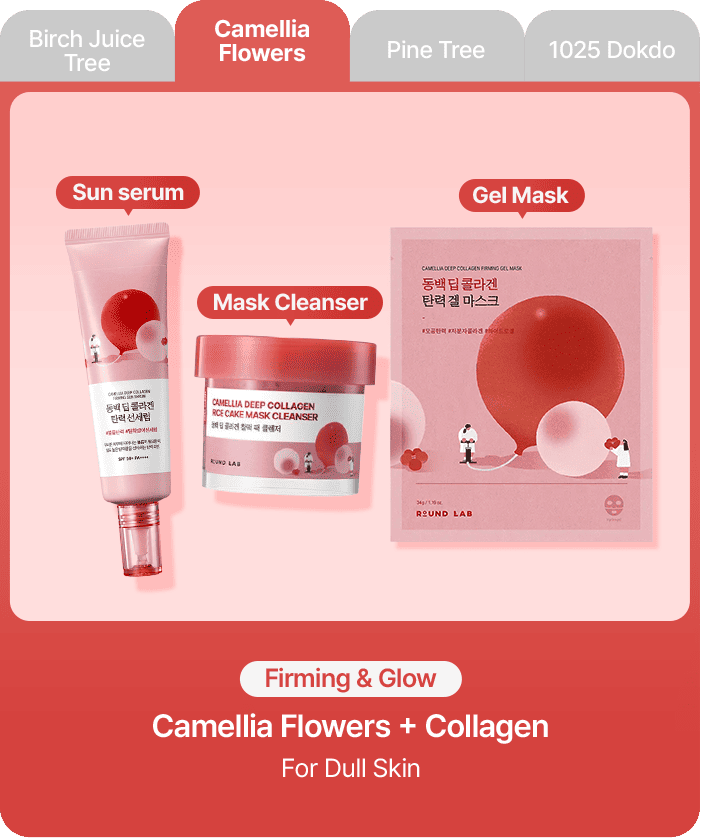 Firming & Glow Camellia Flowers + Collagen For Dull Skin