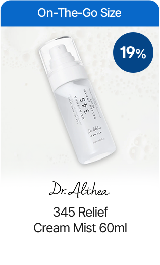 On-The-Go Size 19% Dr. Althea 345 Relief Cream Mist 60ml