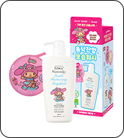 leivy Naturally Moisturising Body Wash With Goat Milk 500ml Set (Sanrio Collaboration) (+ My Melody Shower Glove)