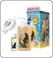 Chungmijung Kelp Shampoo 500ml Set (+ 20ml + Pompompurin Scalp Brush)