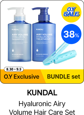 KUNDAL Hyaluronic Airy Volume Hair Care Set