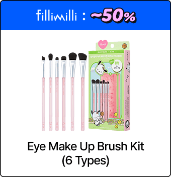 fillimilli : ~50% / Eye Make Up Brush Kit (6 Types)