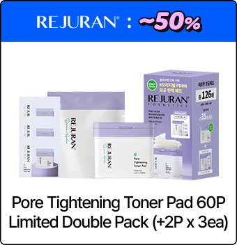 REJURAN : ~50% / Pore Tightening Toner Pad 60P Limited Double Pack (+2P x 3ea)