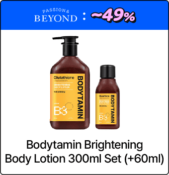 PASSION & BEYOND : ~49% / Bodytamin Brightening Body Lotion 300ml Set (+60ml)