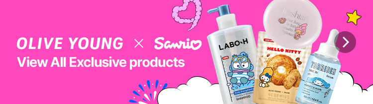 OLIVE YOUNG × Sanrio View All Exclusive products