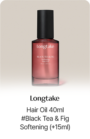 Longtake Hair Oil 40ml #Black Tea & Fig Softening (+15ml)