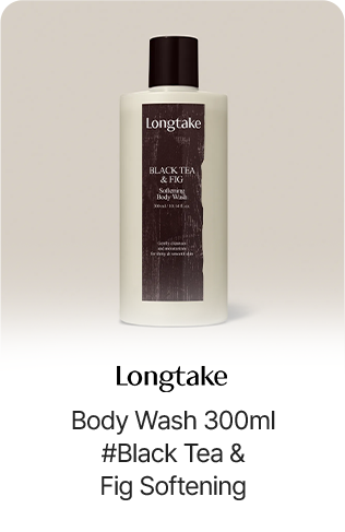 Longtake Body Wash 300ml #Black Tea & Fig Softening