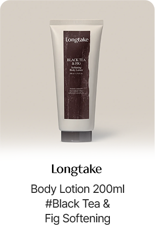 Longtake Body Lotion 200ml #Black Tea & Fig Softening