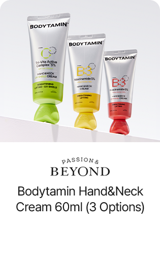 PASSION & BEYOND Bodytamin Hand&Neck Cream 60ml (3 Options)